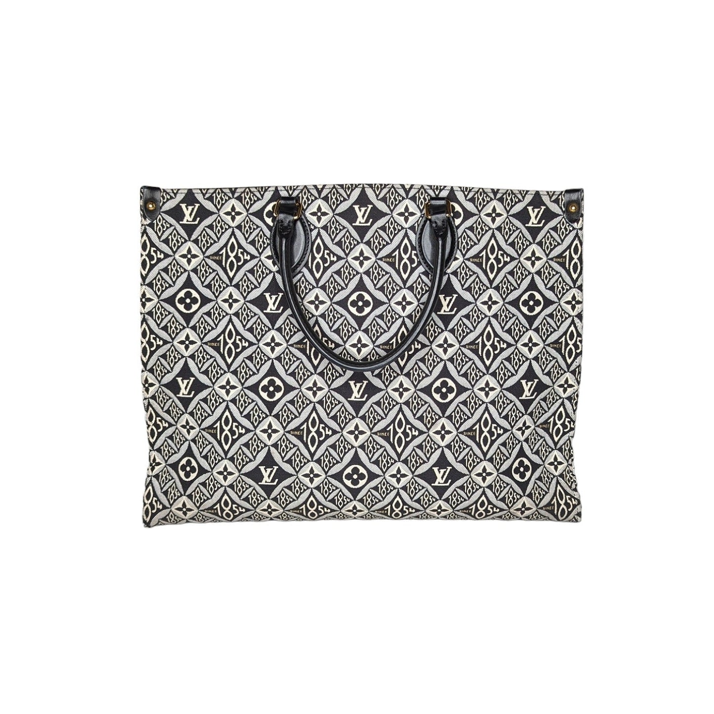 Louis Vuitton Jacquard Since 1854 Onthego GM Grey Tote Bag