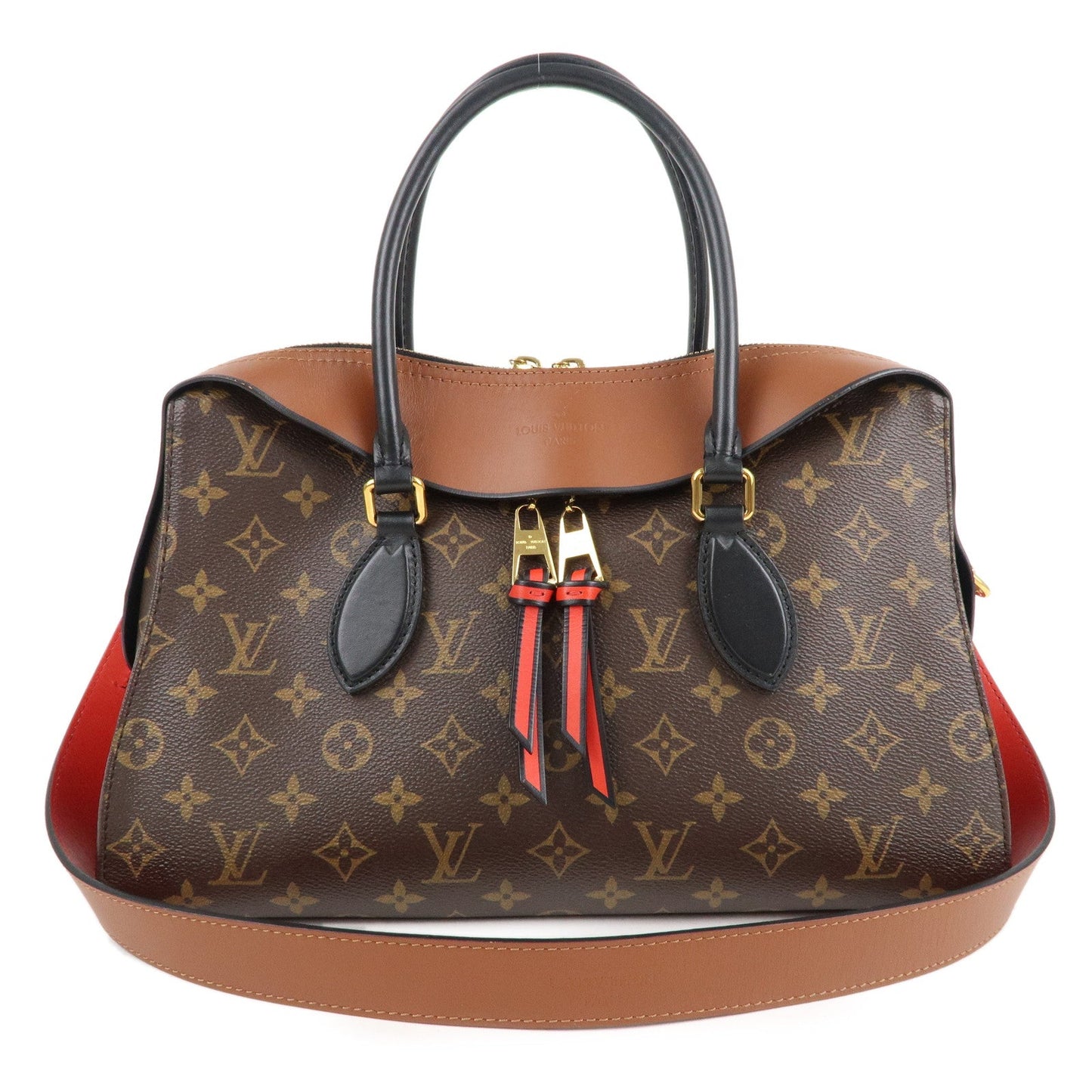 Louis Vuitton Monogram Tuileries Tote 2Way Hand Bag M41456