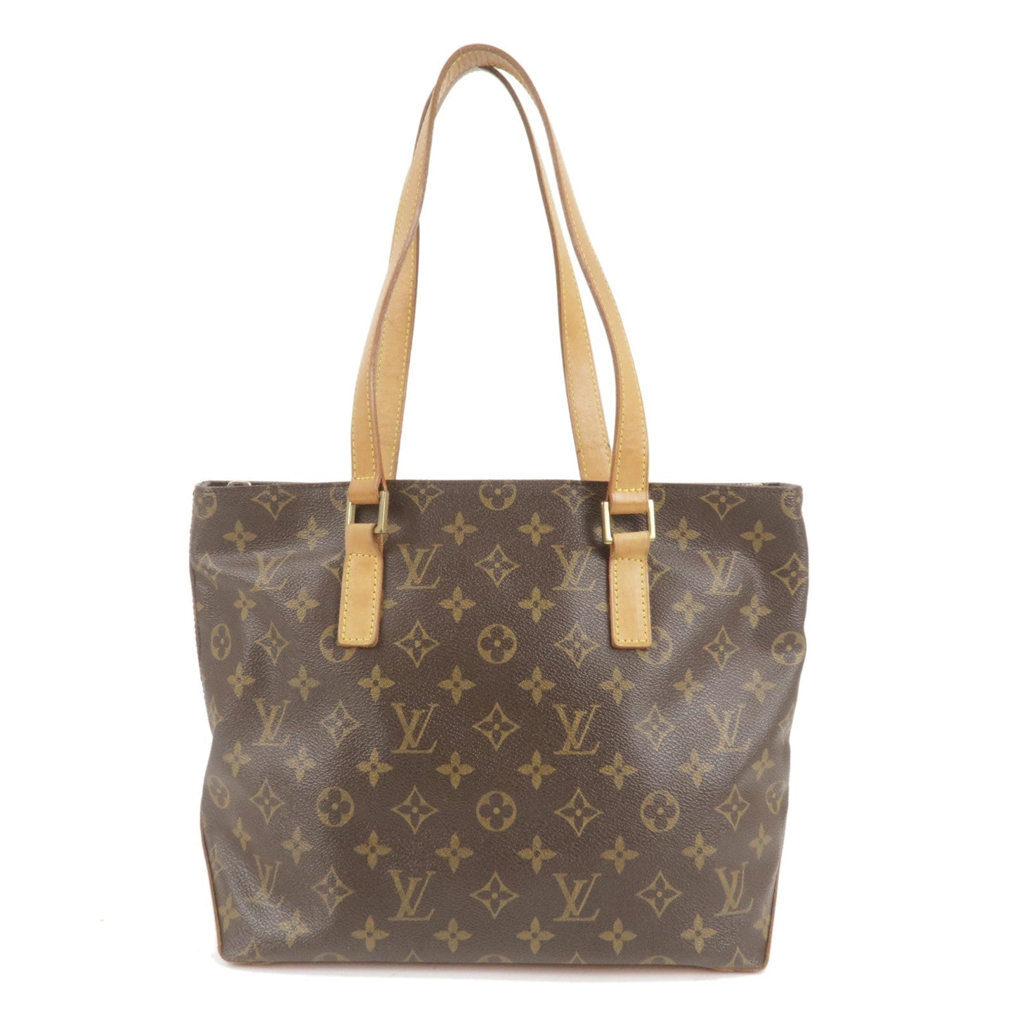 Louis Vuitton Monogram Cabas Piano Tote Bag Brown M51148