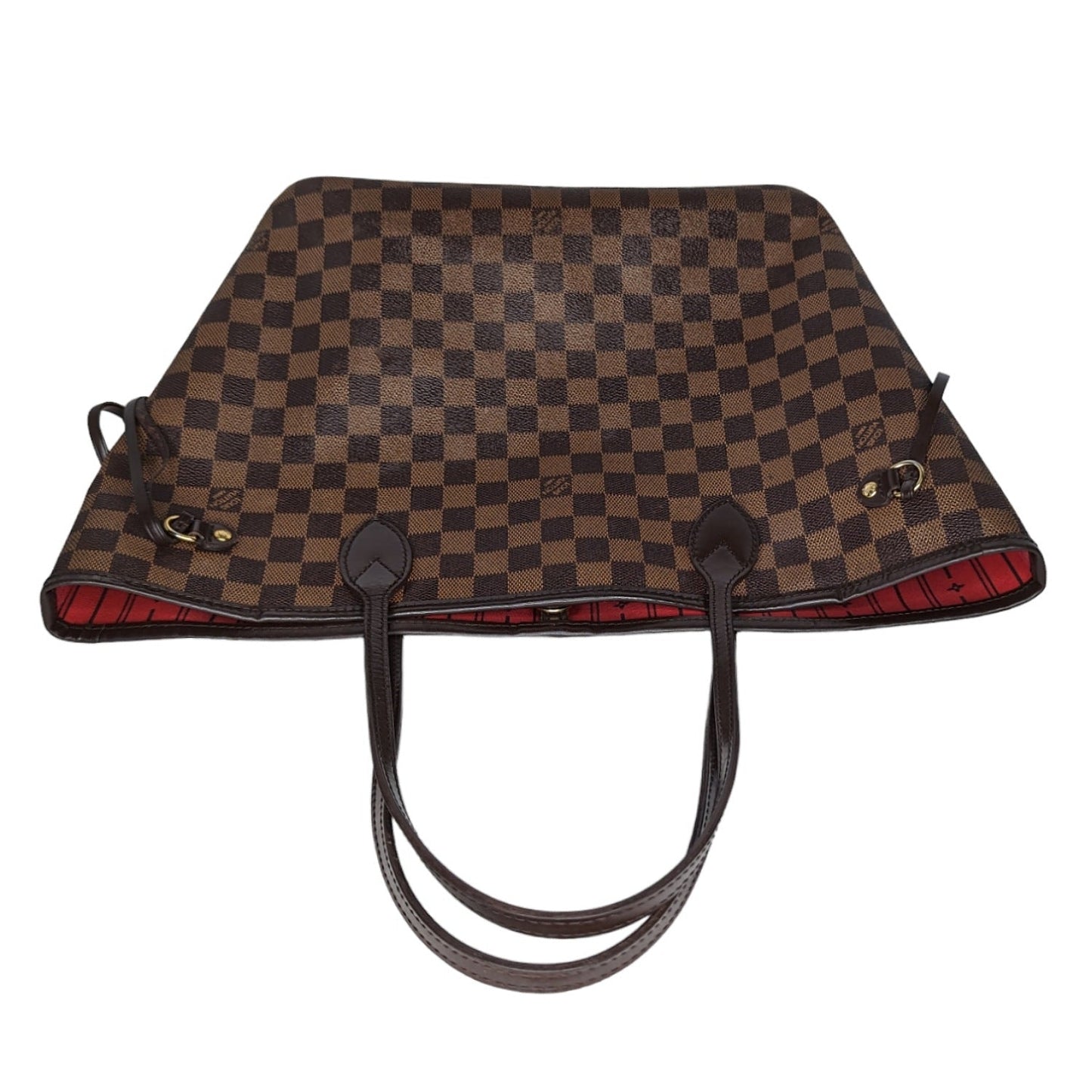 Louis Vuitton 2012 Neverfull Damier Ebene MM Tote