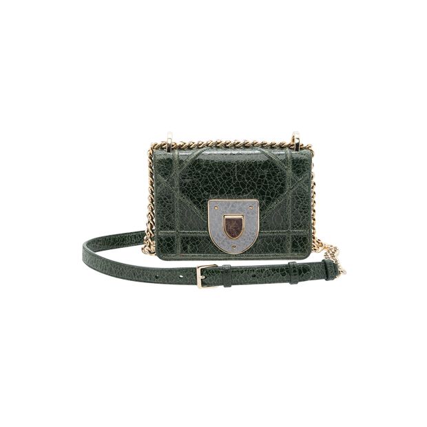 DIOR Green Deerskin ama Club Bag