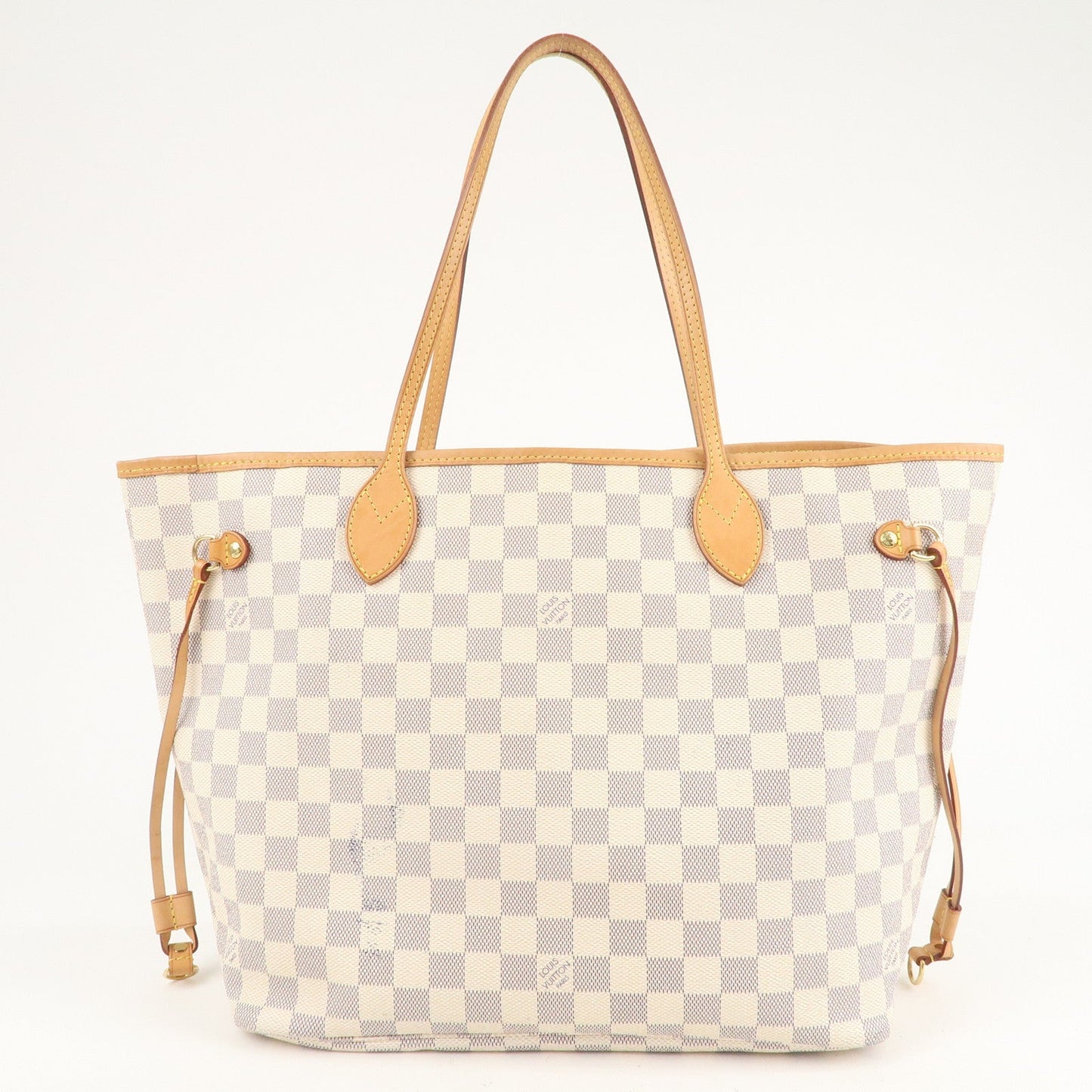 Louis Vuitton Damier Azur Neverfull MM Tote Bag N51107