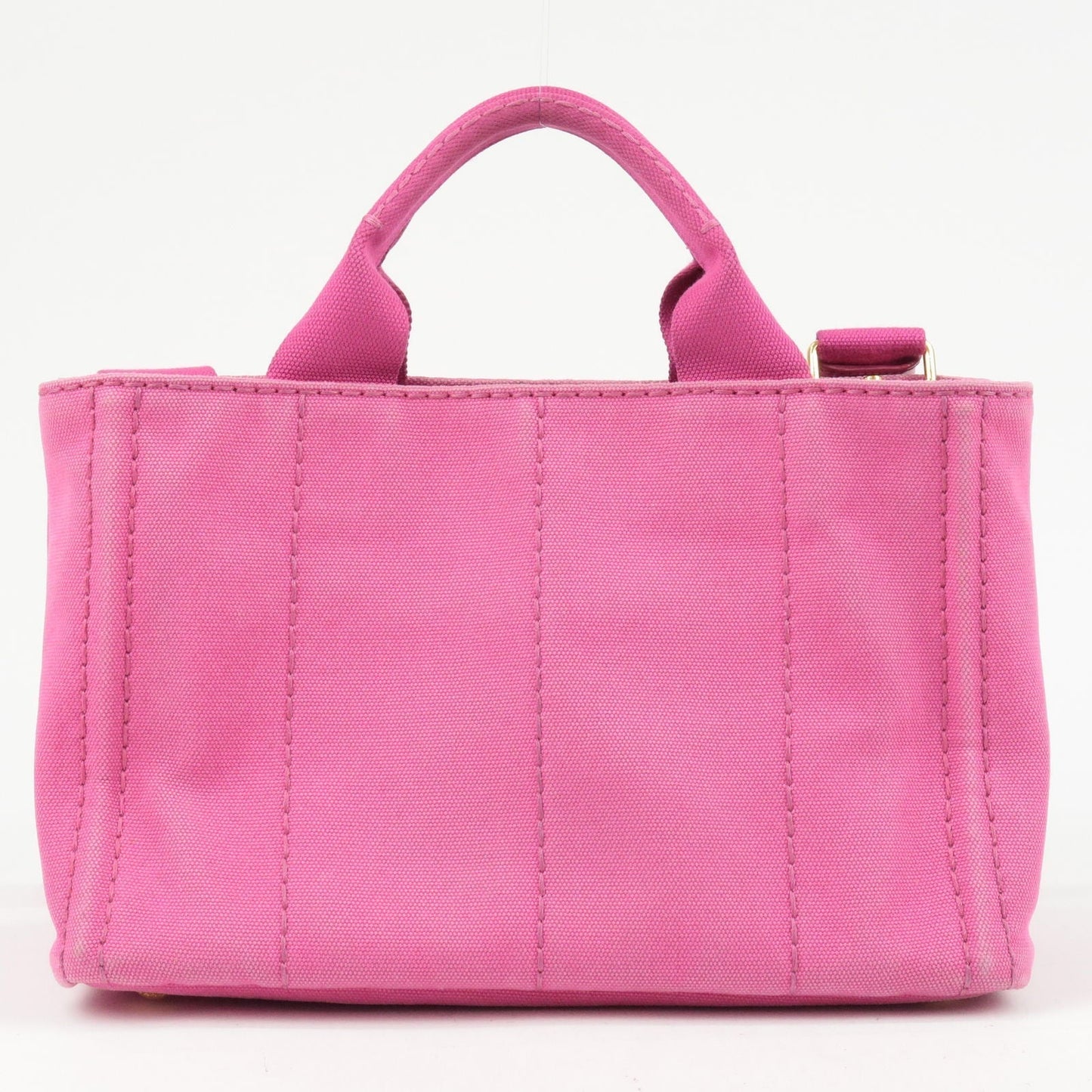 Prada Canapa Mini Canvas 2Way Bag Shoulder Bag Hand Bag Pink