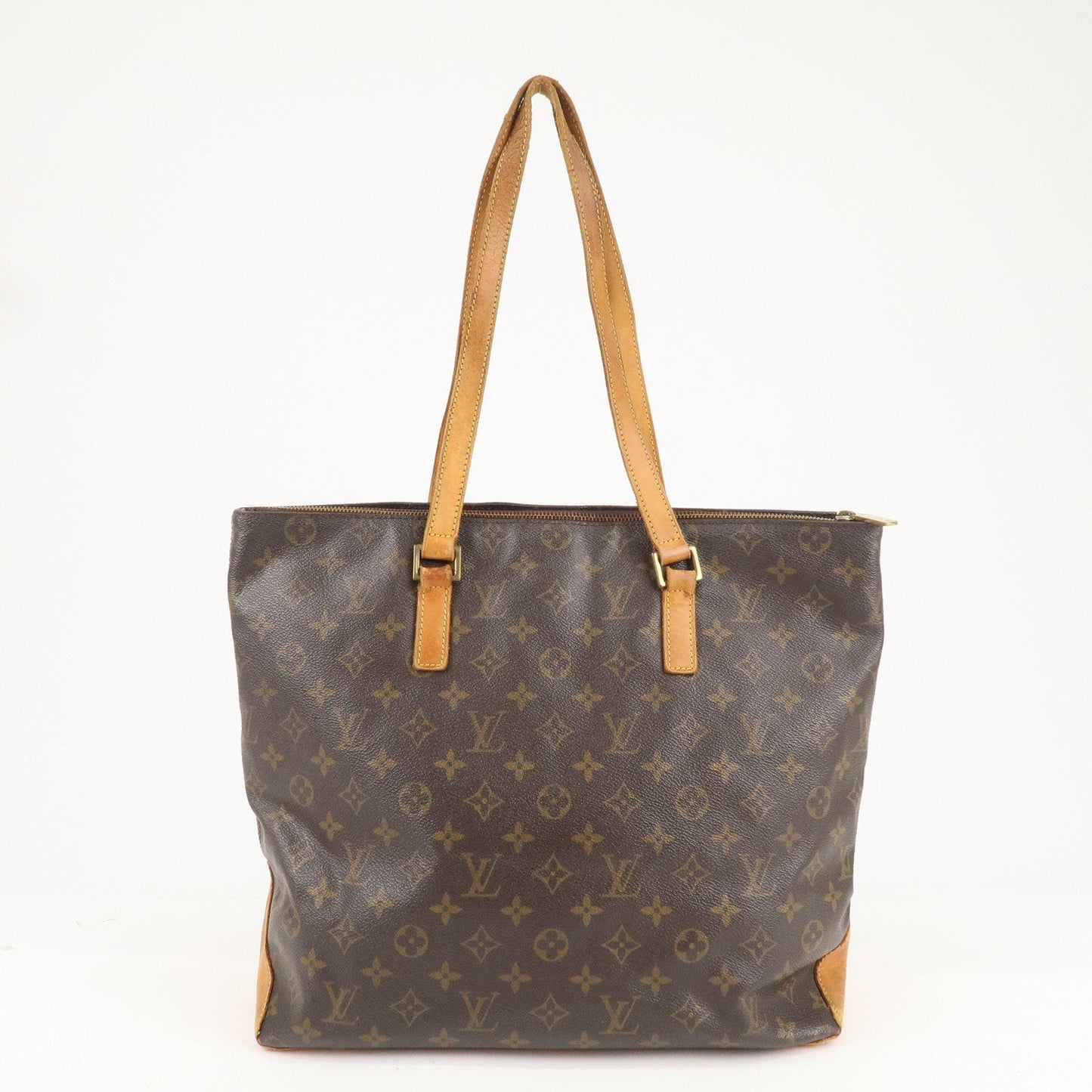 Louis Vuitton Monogram Cabas Mezzo Tote Shoulder Bag M51151