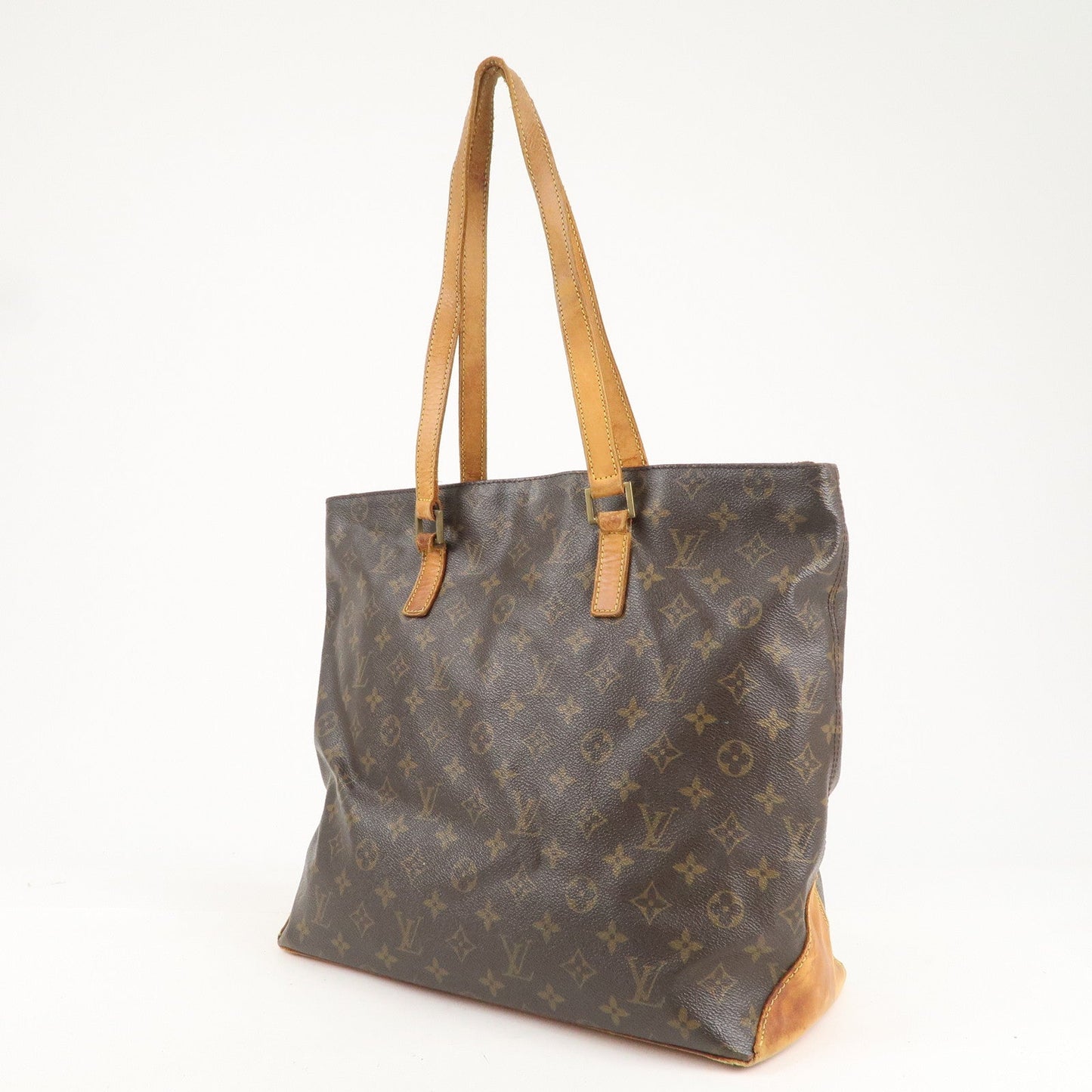 Louis Vuitton Monogram Cabas Mezzo Tote Shoulder Bag M51151