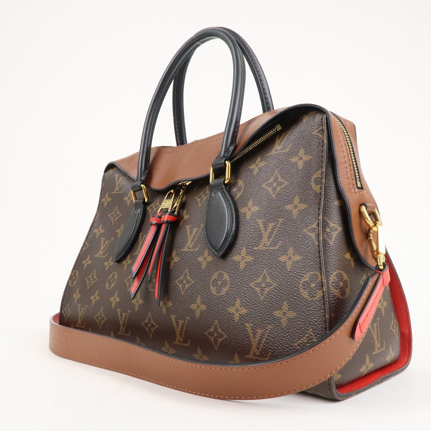 Louis Vuitton Monogram Tuileries Tote 2Way Hand Bag M41456