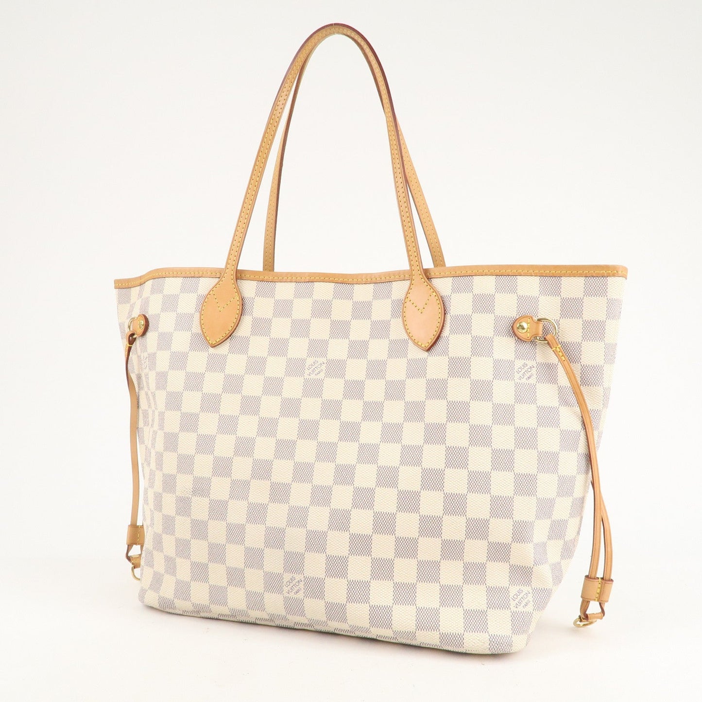 Louis Vuitton Damier Azur Neverfull MM Tote Bag N51107