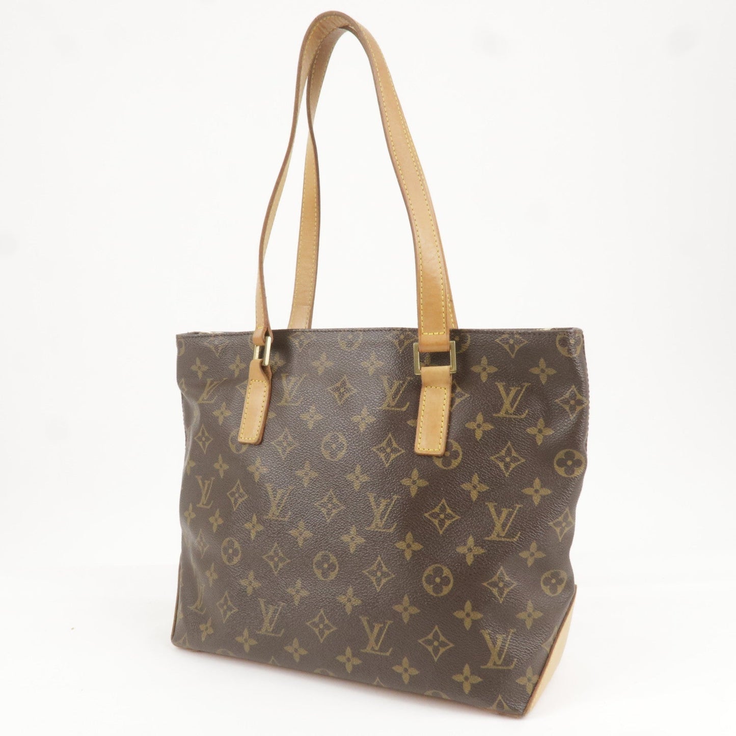 Louis Vuitton Monogram Cabas Piano Tote Bag Brown M51148