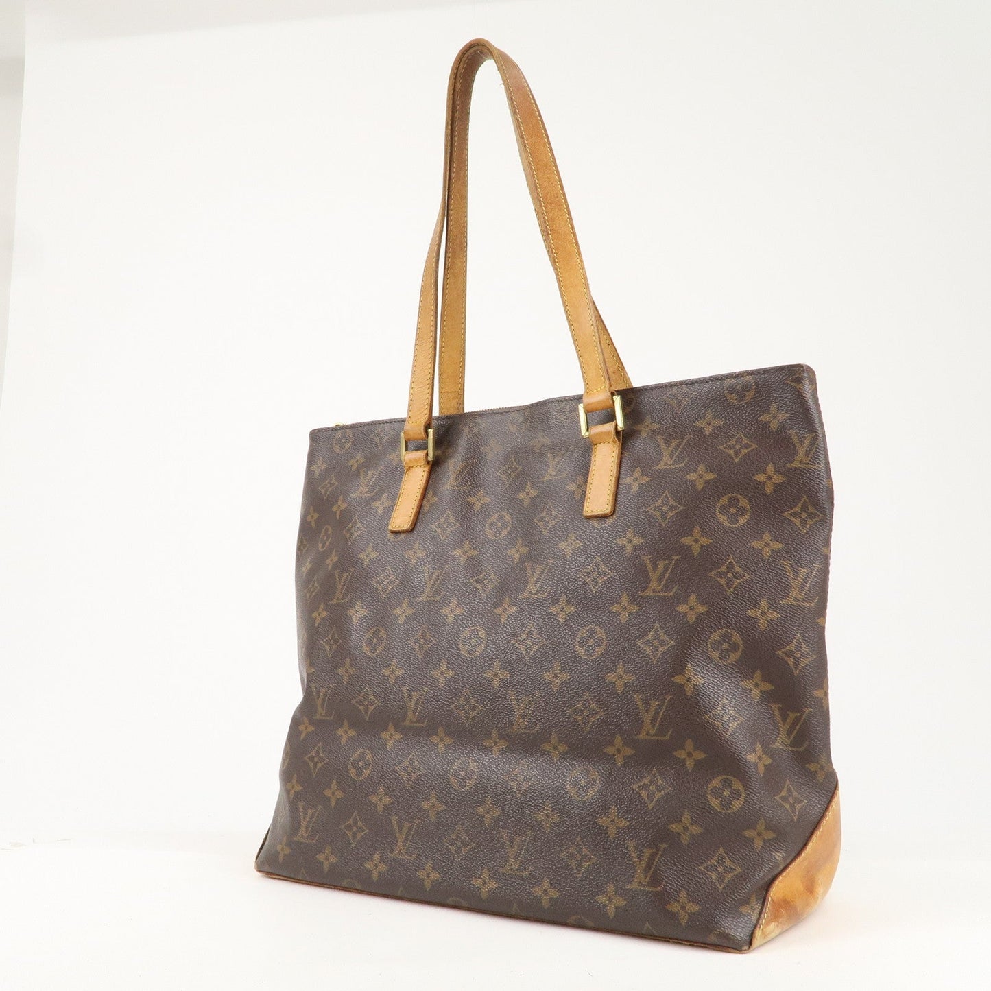 Louis Vuitton Monogram Cabas Mezzo Tote Shoulder Bag M51151