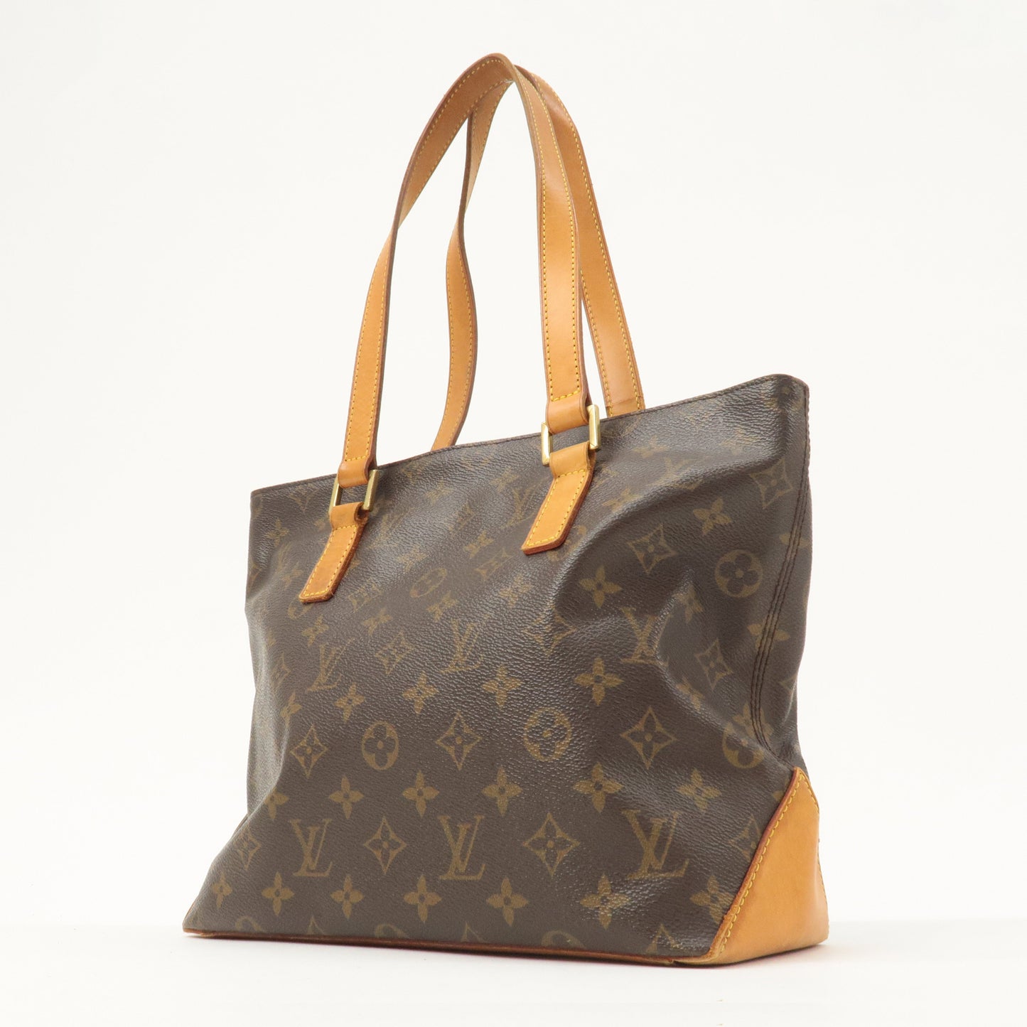 Louis Vuitton Monogram Cabas Piano Tote Bag Brown M51148