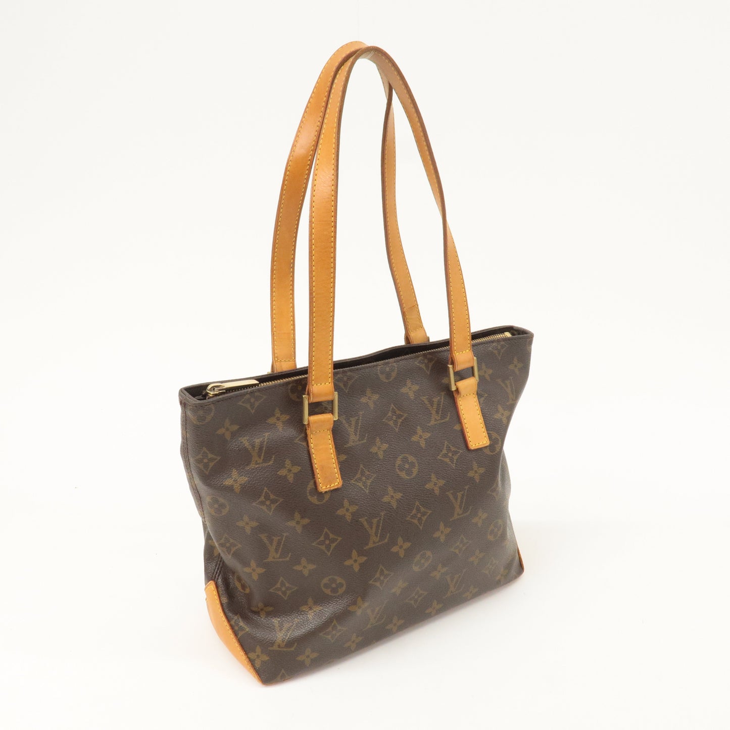 Louis Vuitton Monogram Cabas Piano Tote Bag Brown M51148