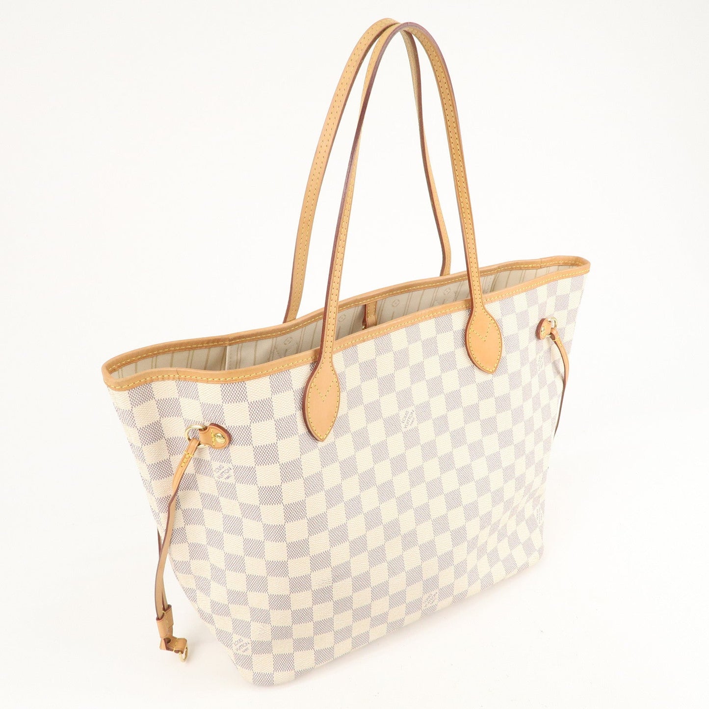 Louis Vuitton Damier Azur Neverfull MM Tote Bag N51107