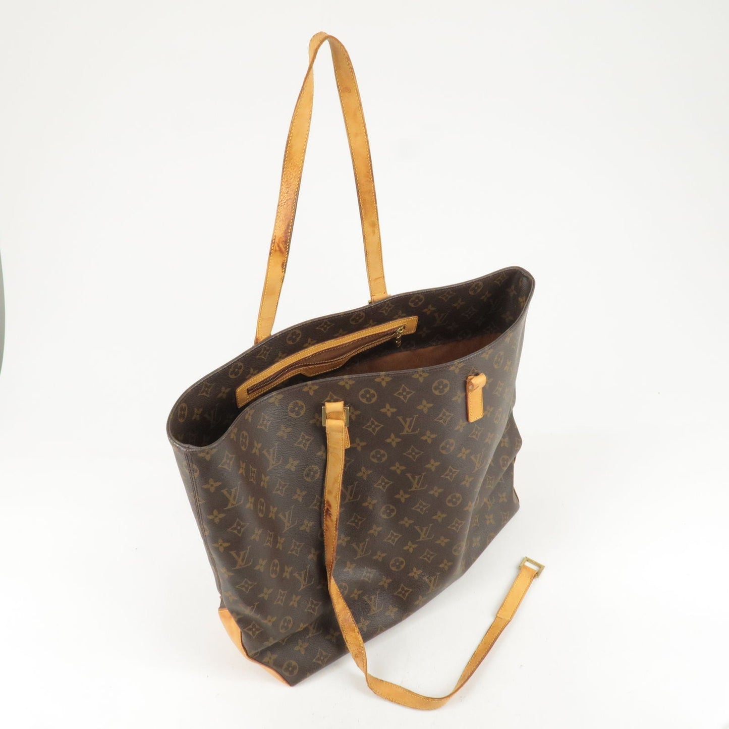 Louis Vuitton Monogram Cabas Alto Tote Bag Brown M51152