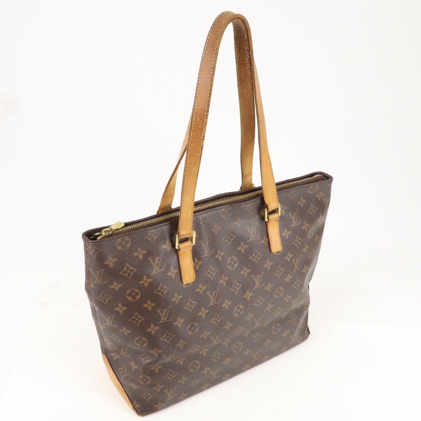 Louis Vuitton Monogram Cabas Mezzo Tote Shoulder Bag M51151