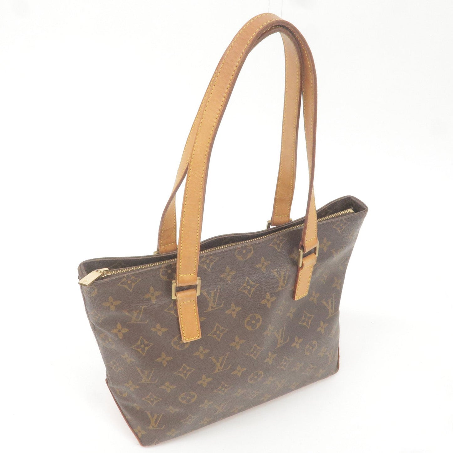 Louis Vuitton Monogram Cabas Piano Tote Bag Brown M51148