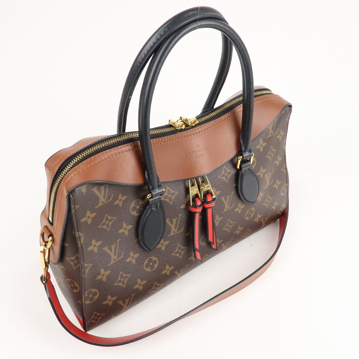 Louis Vuitton Monogram Tuileries Tote 2Way Hand Bag M41456