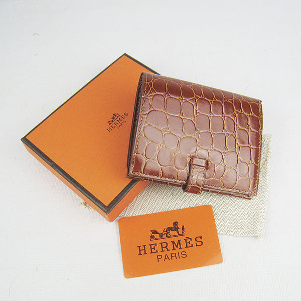 Hermes Wallet H006 Ladies Crocodile