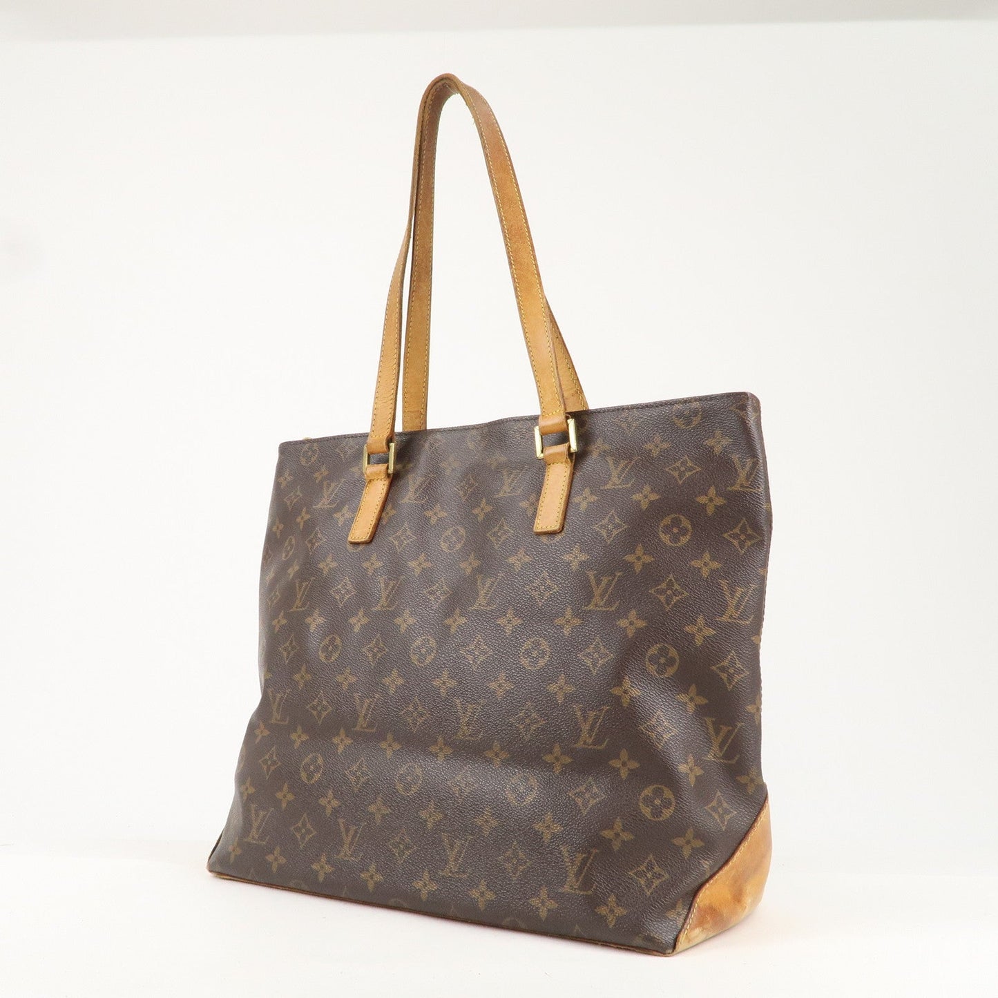 Louis Vuitton Monogram Cabas Mezzo Tote Shoulder Bag M51151