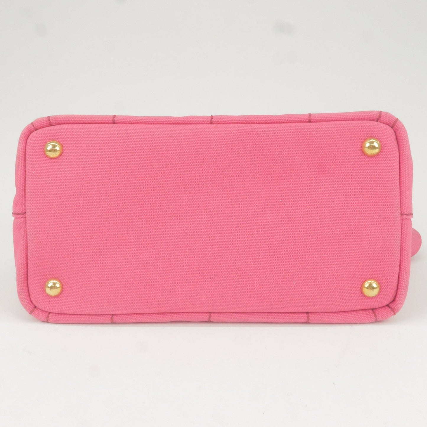 Prada Canapa Mini Canvas 2Way Bag Shoulder Bag Pink 1BG439