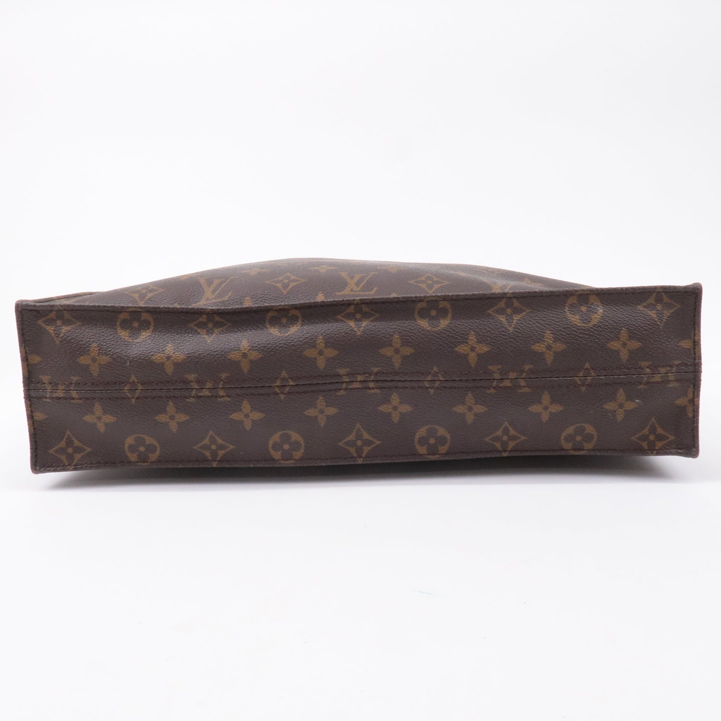 Louis Vuitton Monogram Sac Plat Hand Bag Tote Bag M51140