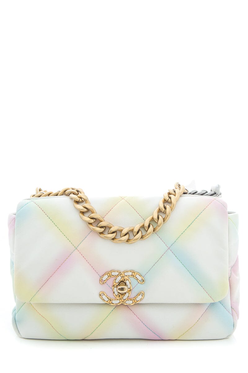 Chanel Rainbow Chanel 19 Small Handbag