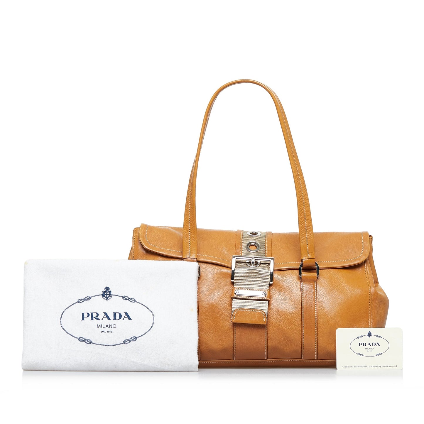 PRADA Leather Shoulder Bag