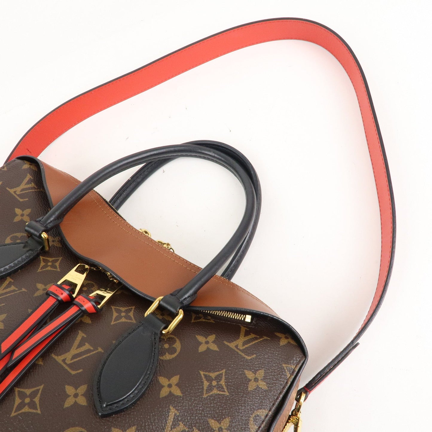 Louis Vuitton Monogram Tuileries Tote 2Way Hand Bag M41456