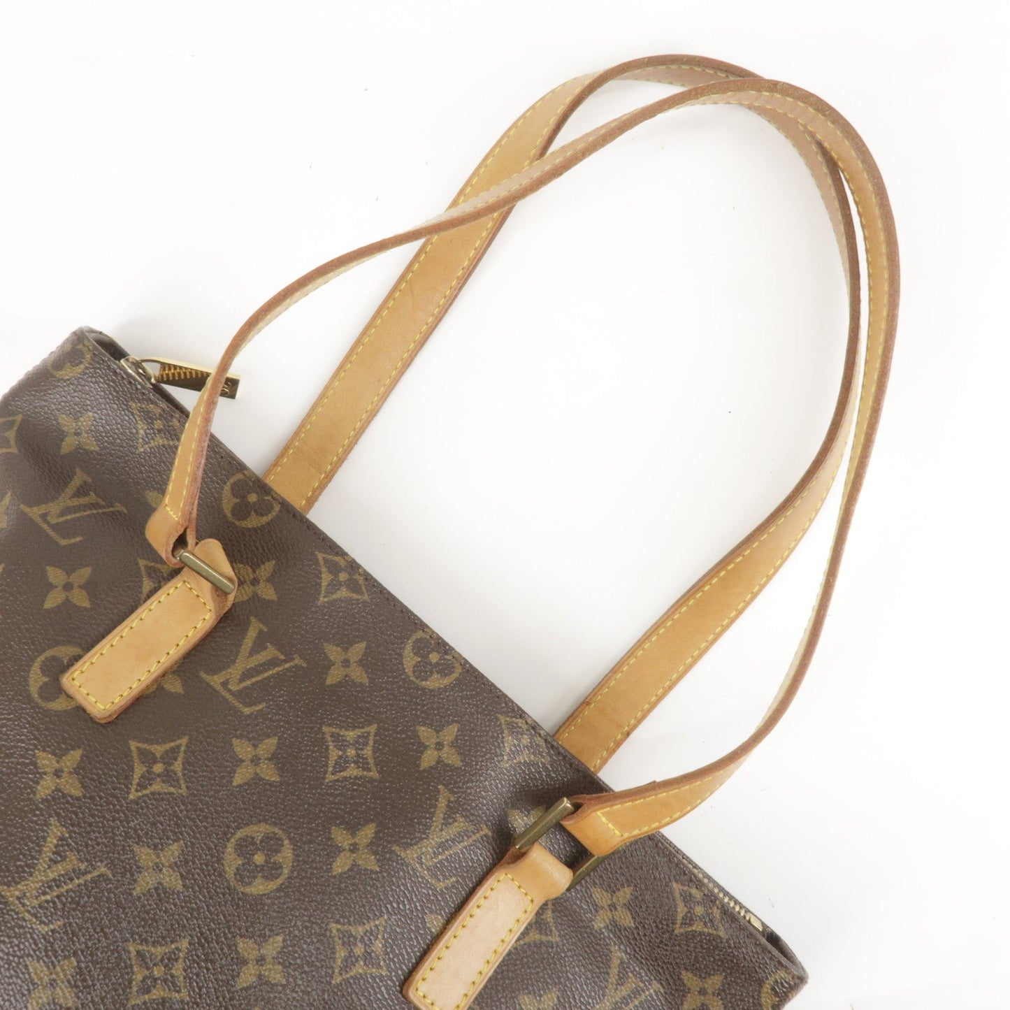 Louis Vuitton Monogram Cabas Piano Tote Bag Brown M51148