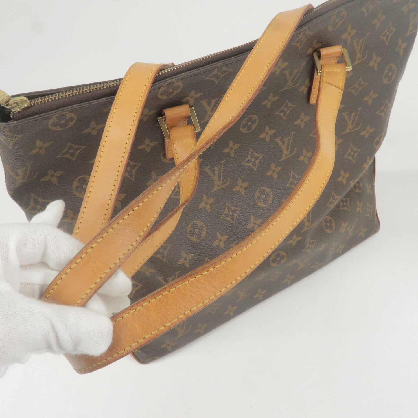 Louis Vuitton Monogram Cabas Mezzo Tote Bag M51151