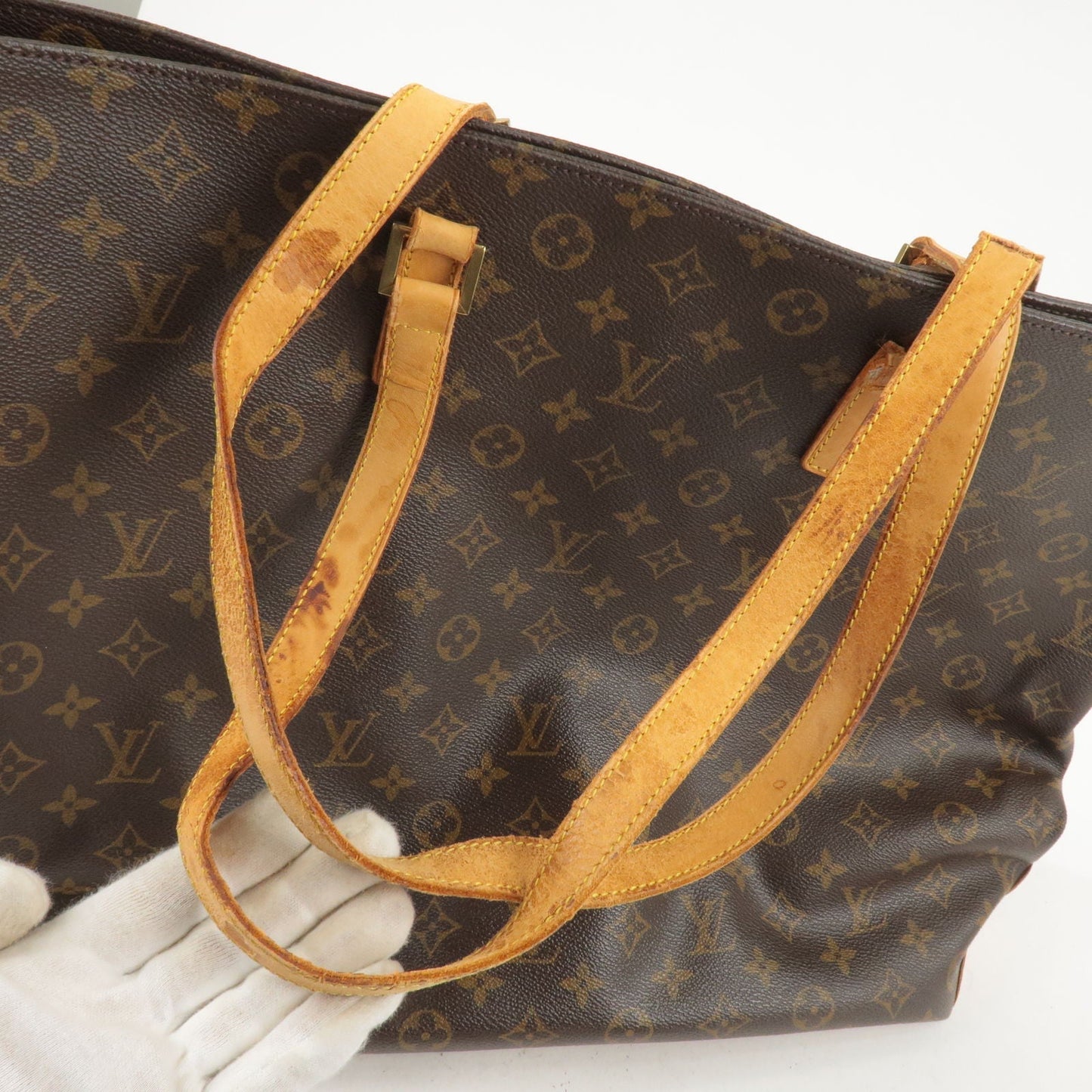 Louis Vuitton Monogram Cabas Alto Tote Bag Brown M51152