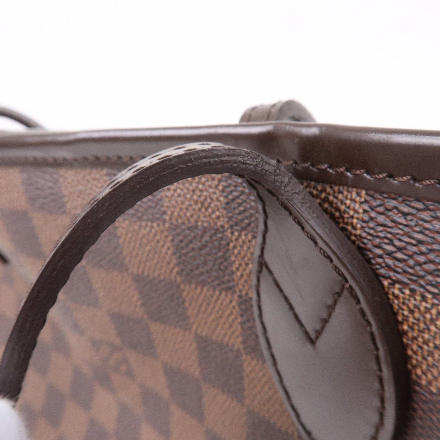 Louis Vuitton Damier Ebene Neverfull MM Tote Bag Brown N51105