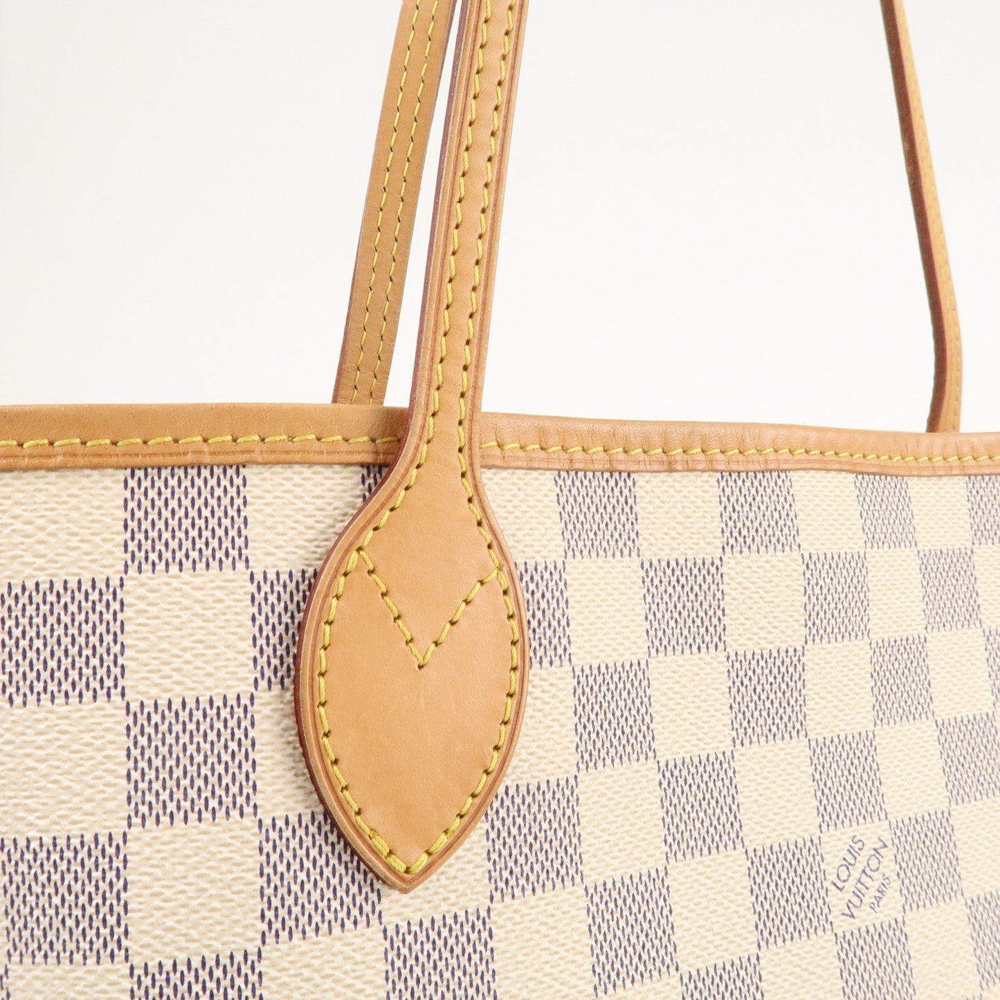 Louis Vuitton Damier Azur Neverfull MM Tote Bag N51107