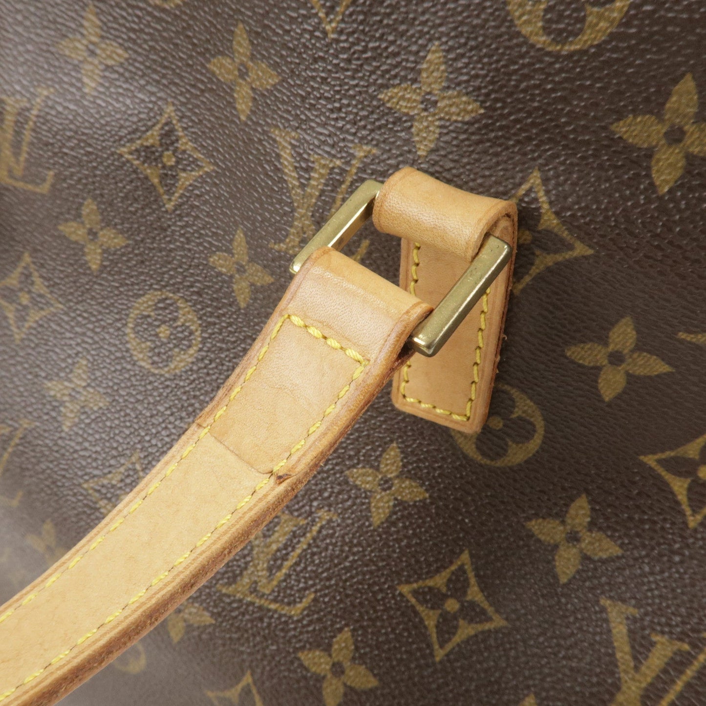 Louis Vuitton Monogram Cabas Piano Tote Bag Brown M51148