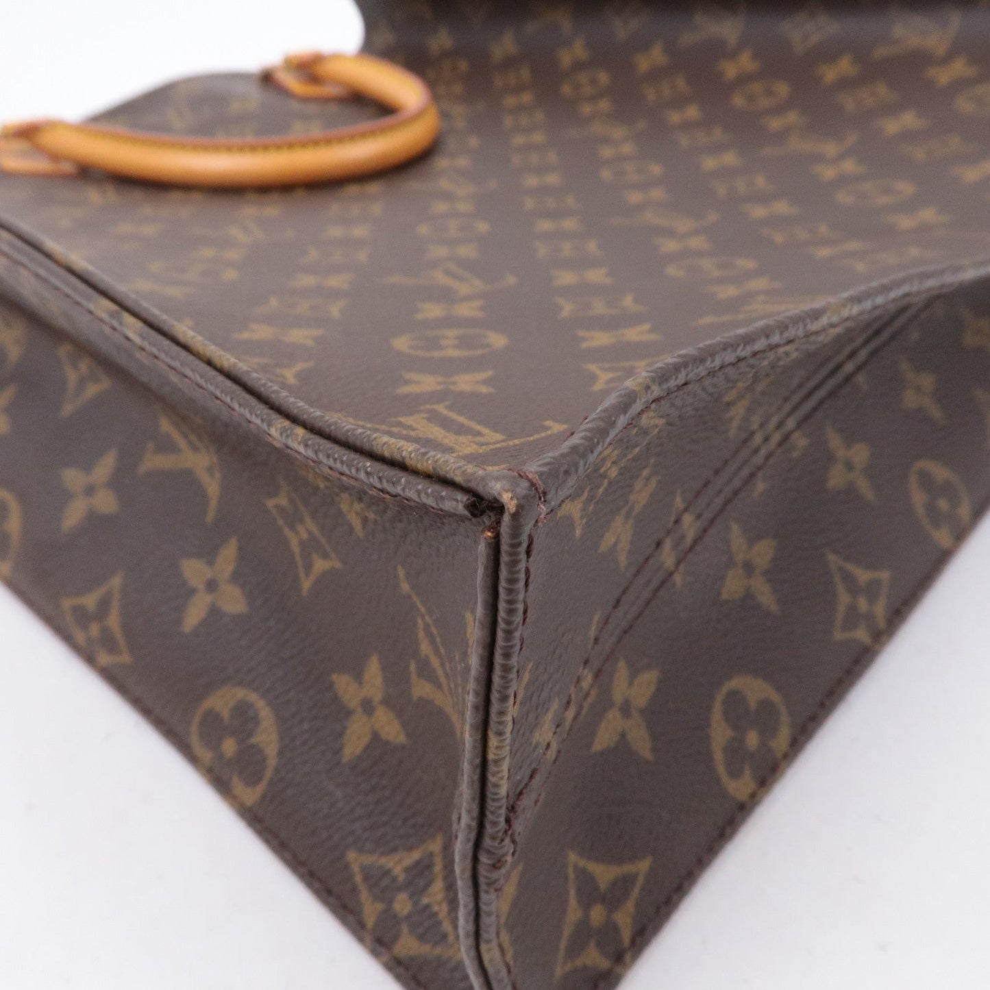 Louis Vuitton Monogram Sac Plat Hand Bag Tote Bag M51140