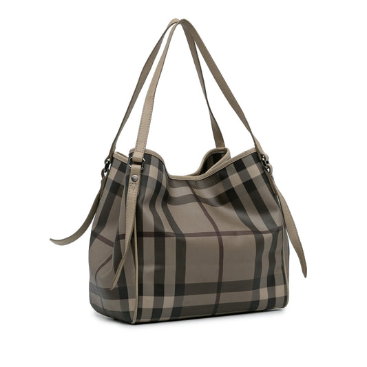 Brown BBR Smoked Check Canterbury Tote