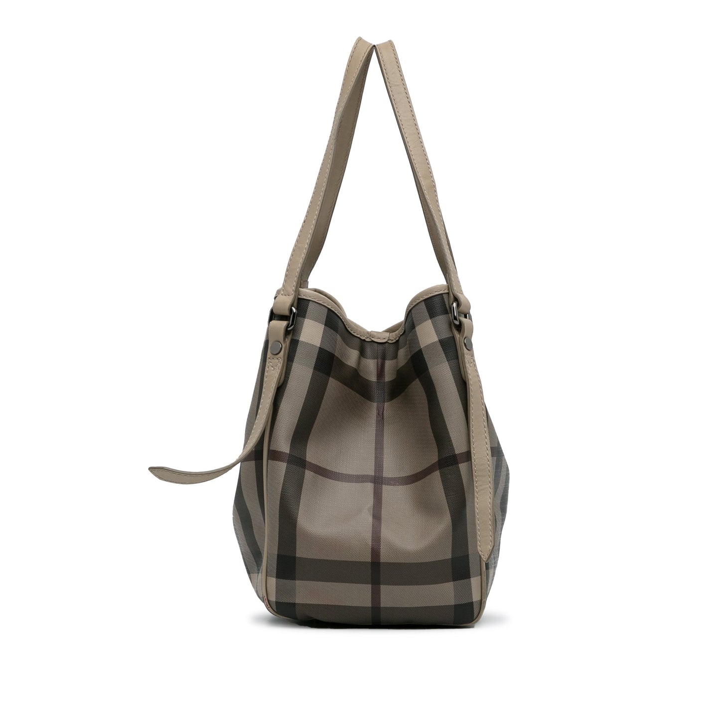 Brown BBR Smoked Check Canterbury Tote