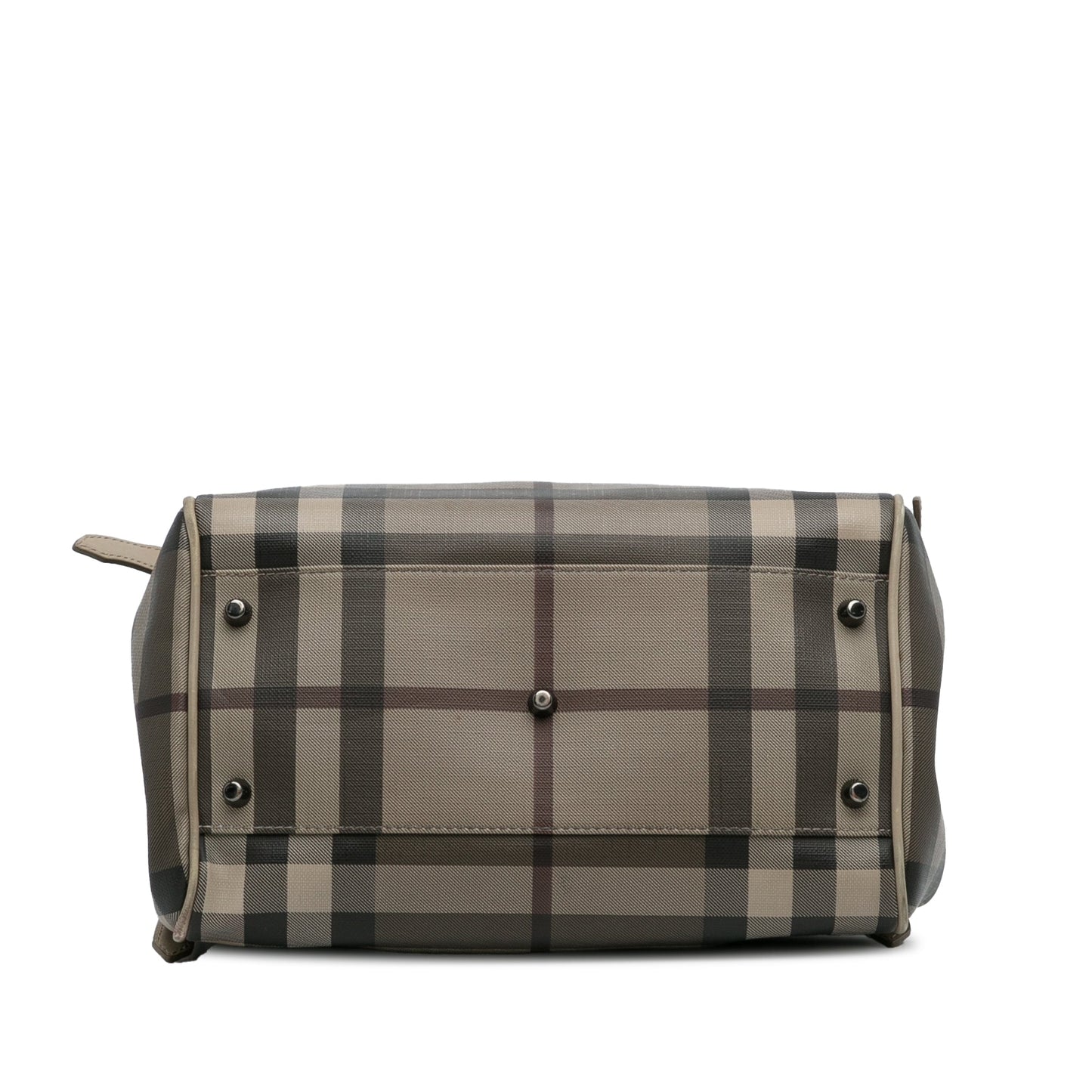 Brown Burberry Smoked Check Canterbury Tote