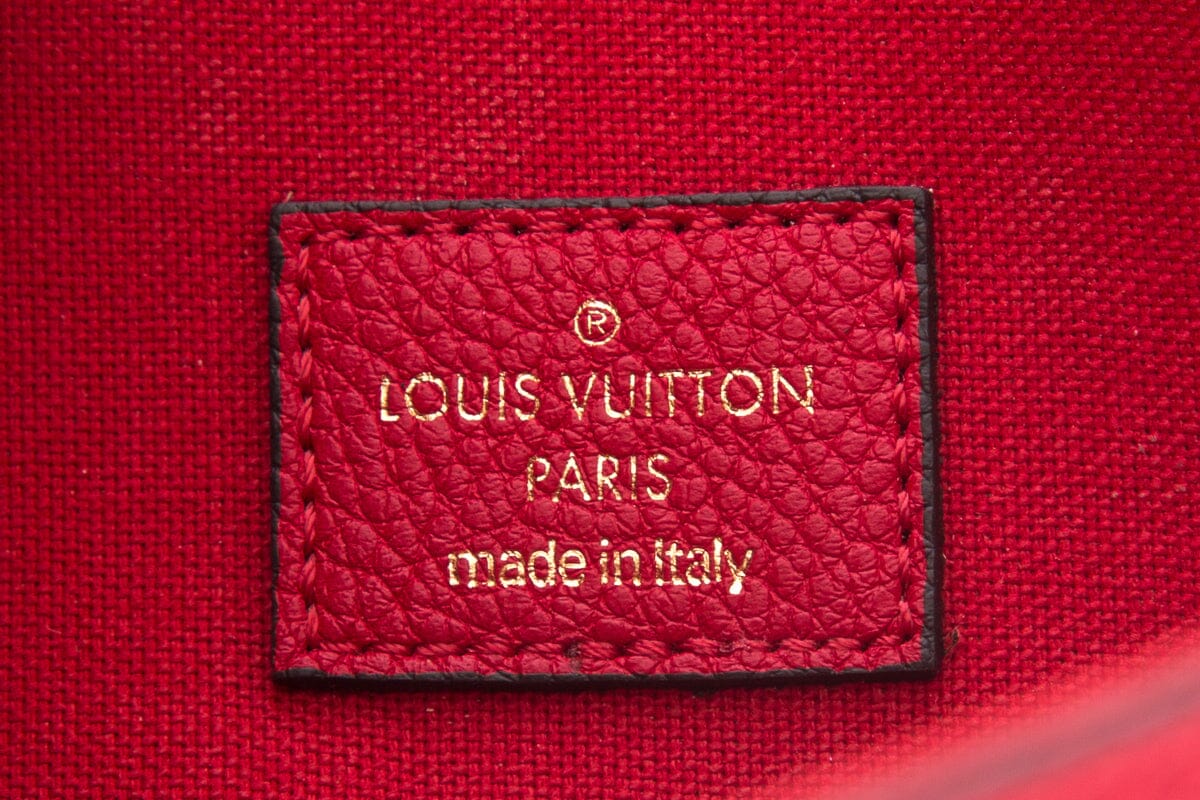 Louis Vuitton Red Monogram Felicie Pochette