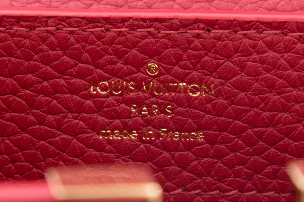 Louis Vuitton Scarlet Mini Capucines Handbag