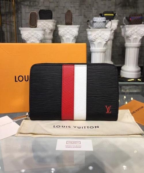 Louis Vuitton Zippy Wallet Epi Stripes special edition Noir