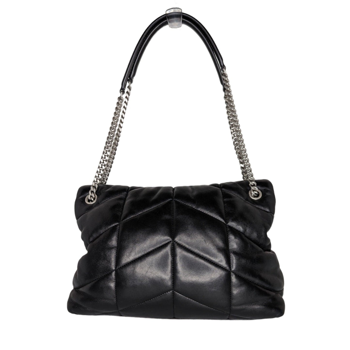 Saint Laurent Loulou Puffer YSL Monogram Flap Shoulder Bag