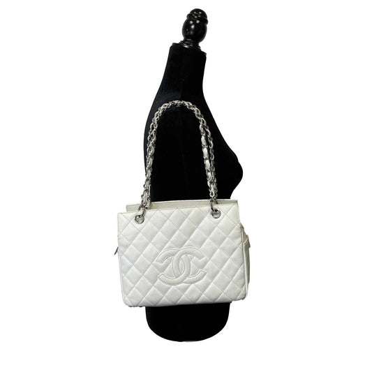 CHANEL - Petite Timeless Tote Caviar Quilted CC Medium Tote / Shoulder Bag