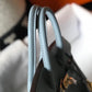 HM Birkin Blue Jean For Women Gold-Toned Hardware 11in/30cm