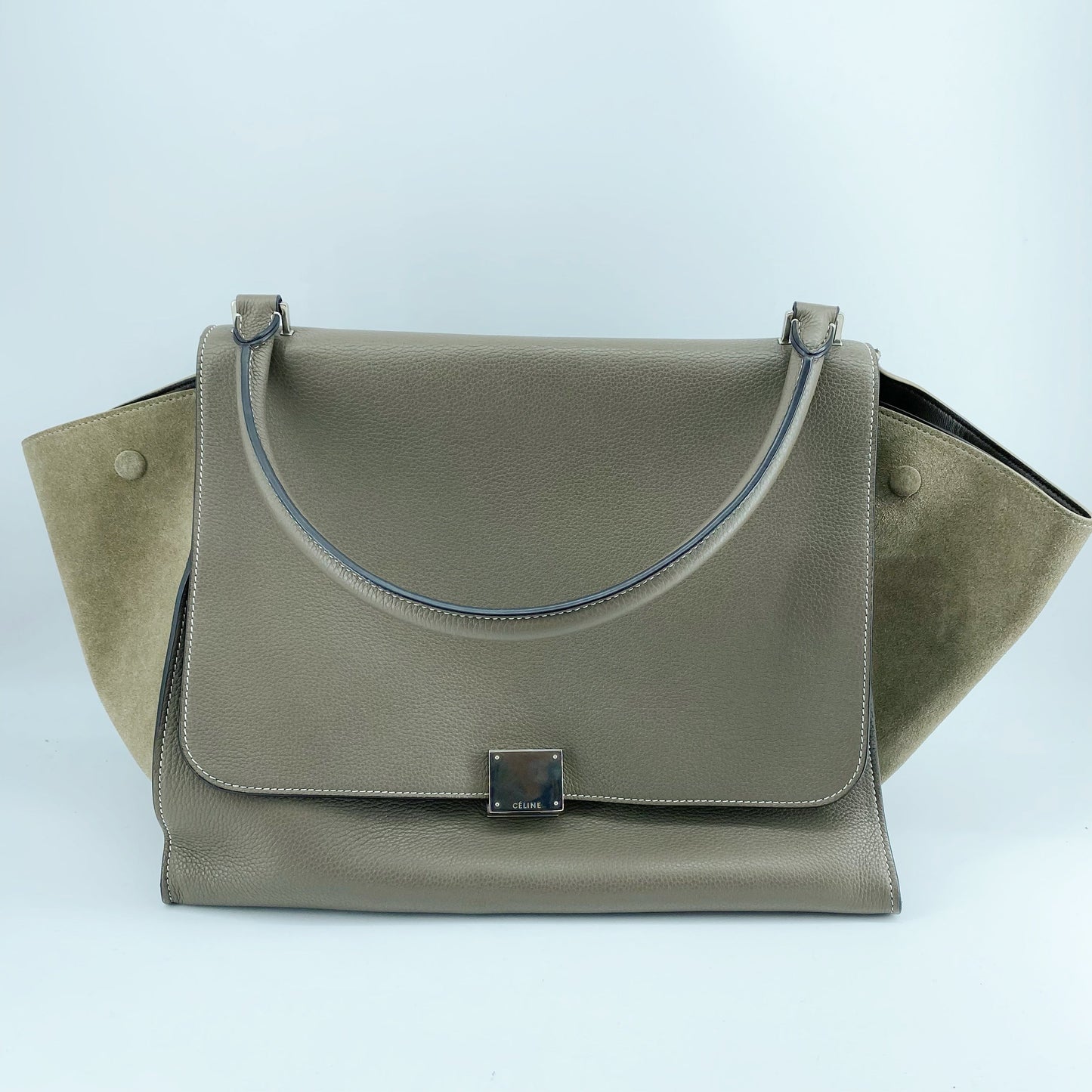 Celine Leather Trapeze Tote