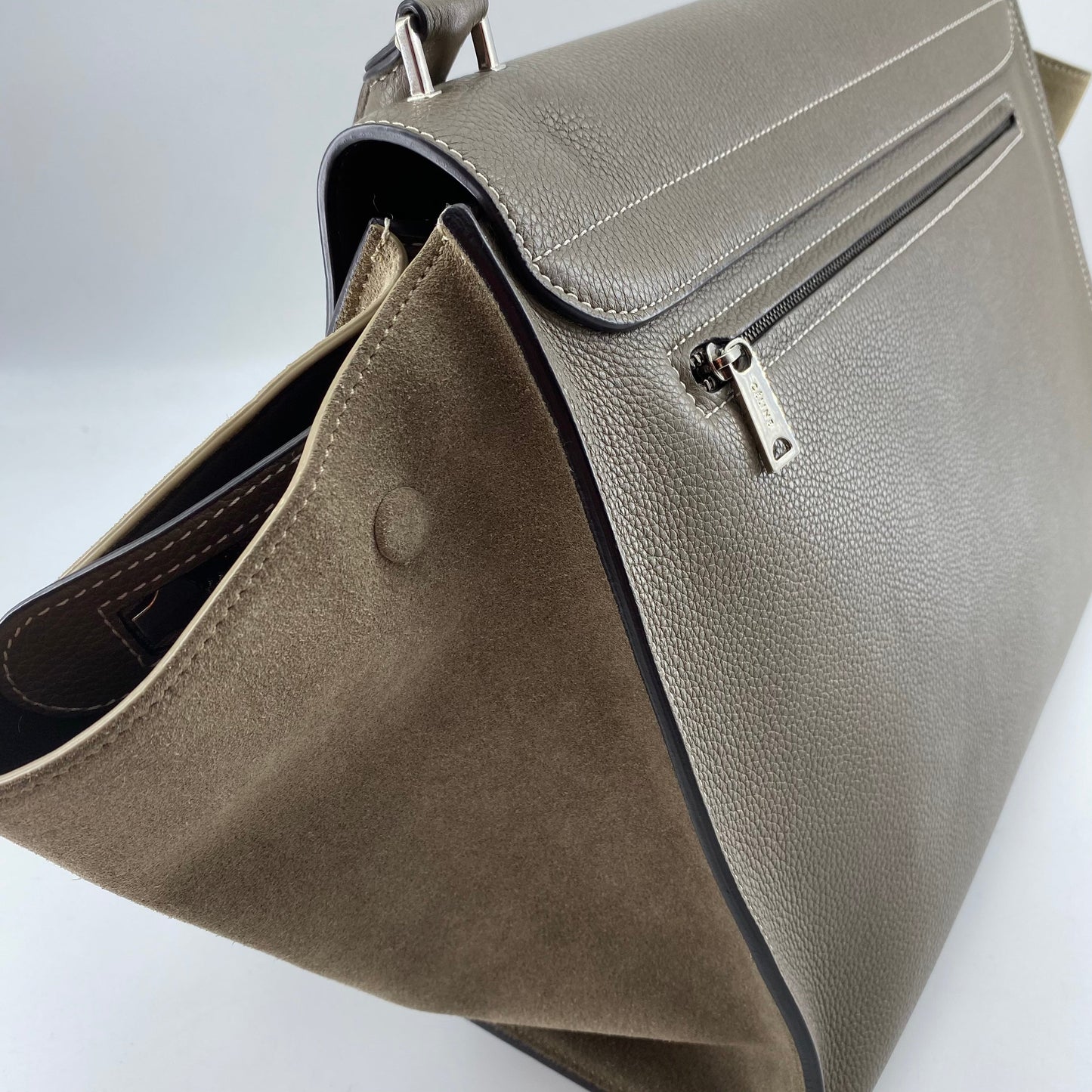 Celine Leather Trapeze Tote