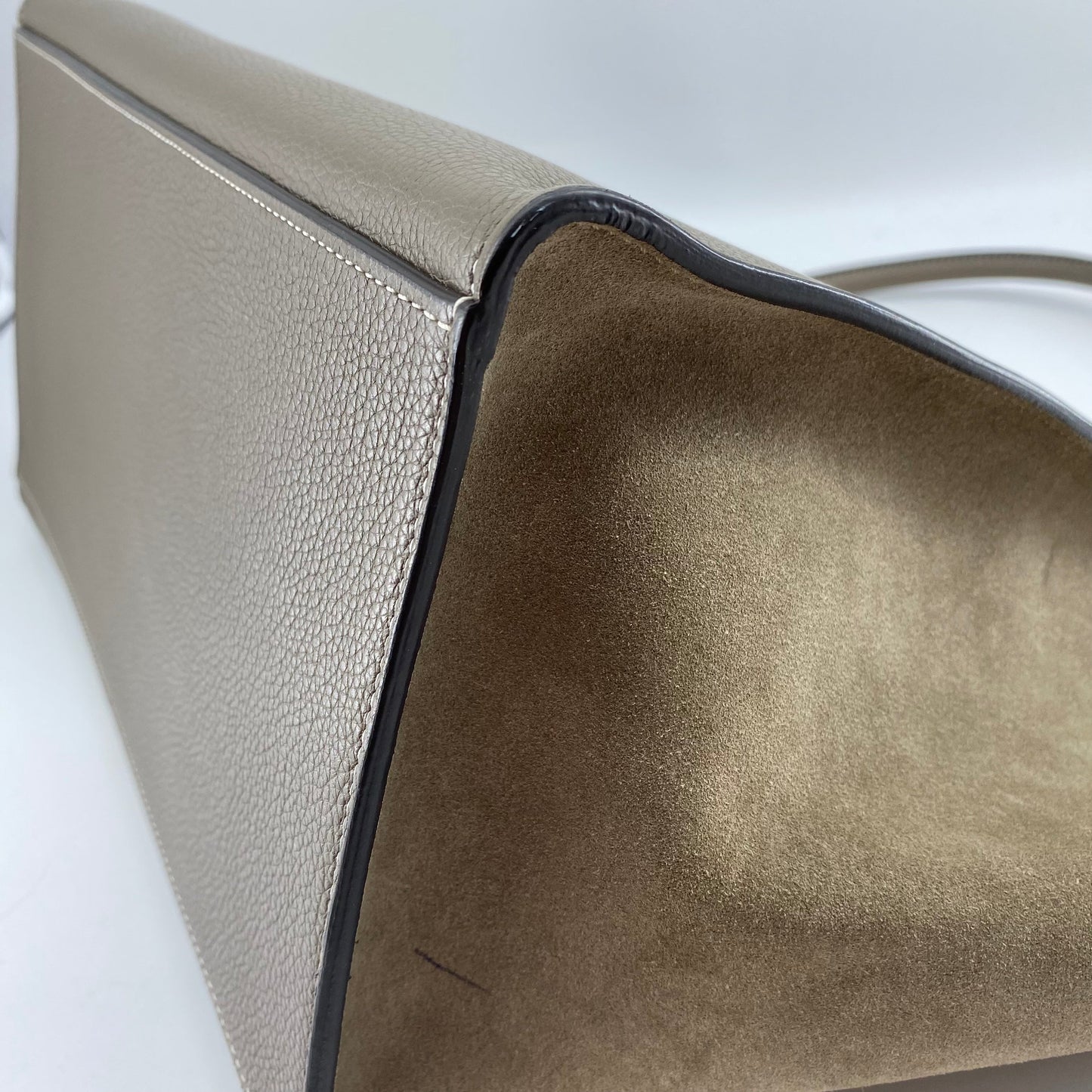 Celine Leather Trapeze Tote