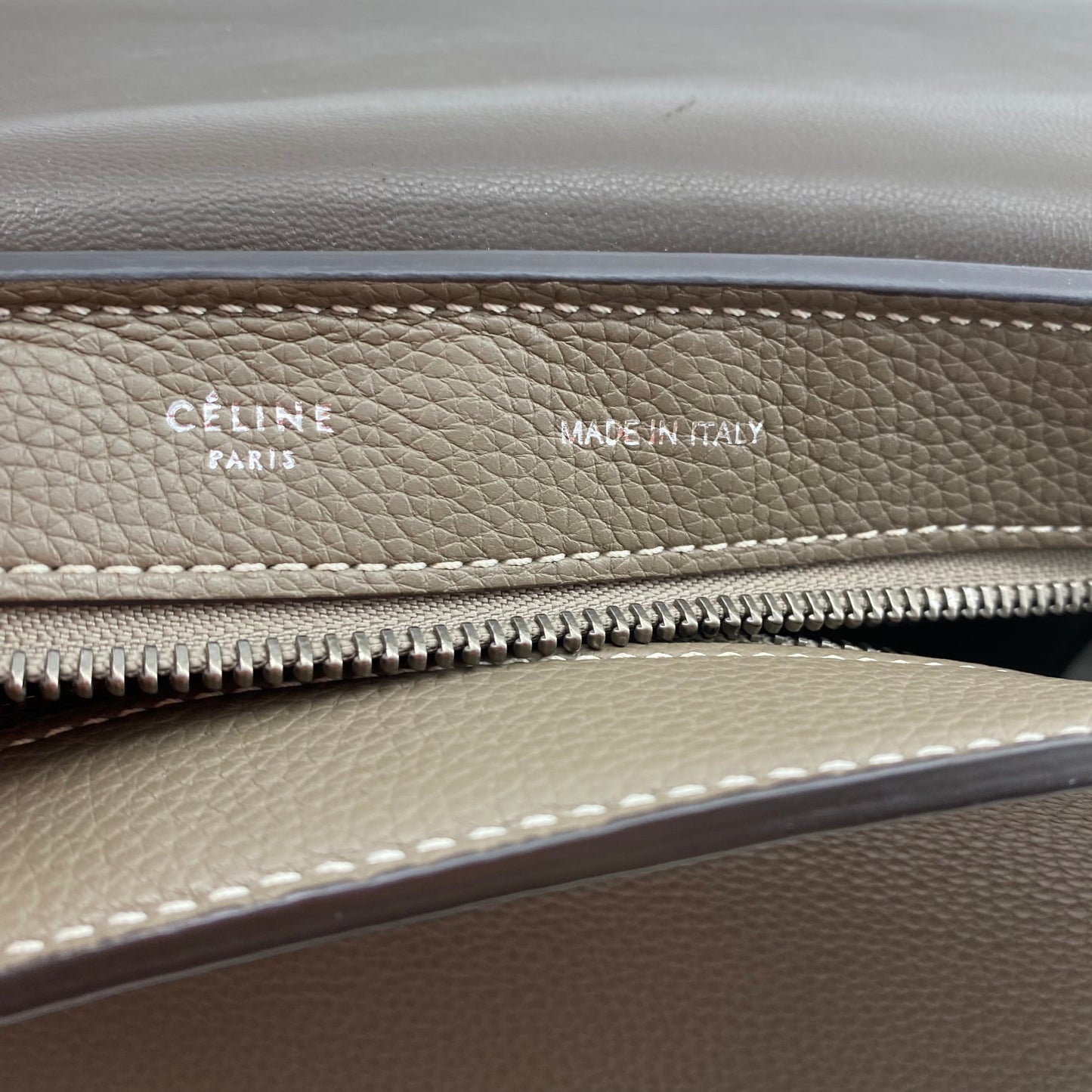 Celine Leather Trapeze Tote