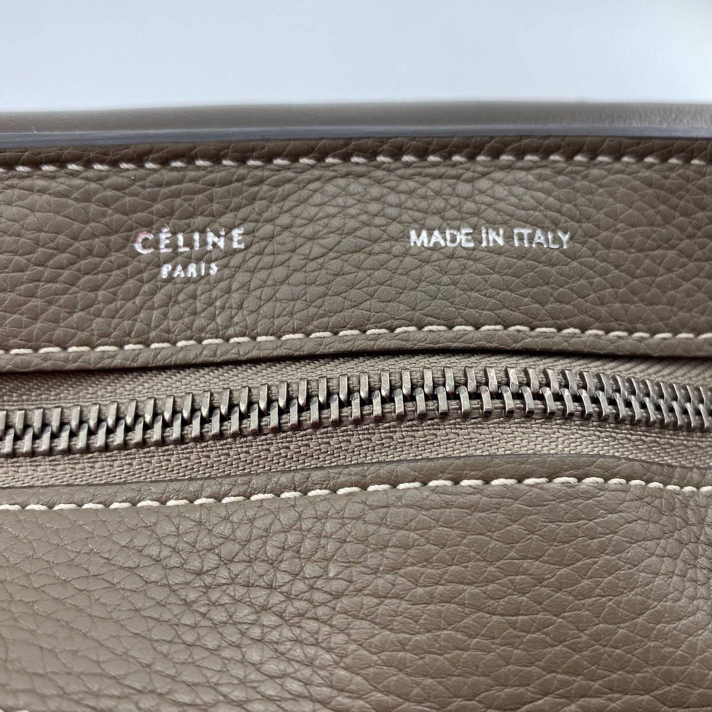 Celine Leather Trapeze Tote