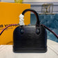 LV Alma BB Epi Black/Pink For Women, Shoulder And Crossbody Bags 9.2in/23.5cm LV