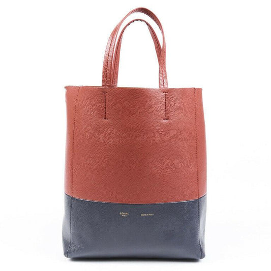 Celine Small Bi-Cabas Leather Tote Bag